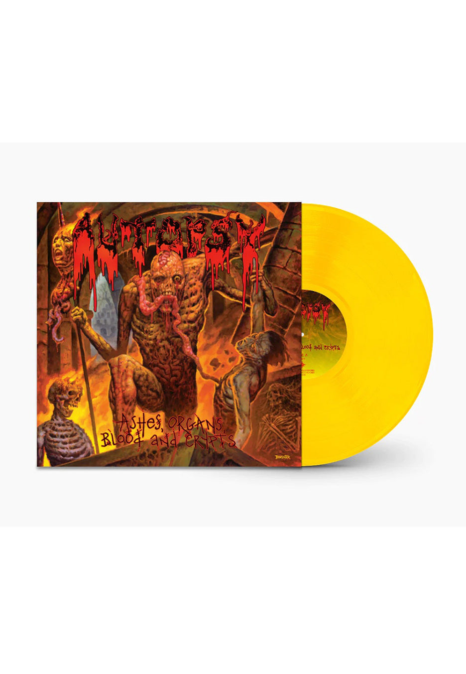 Autopsy - Ashes Organs Blood And Crypts Yellow - Colored Vinyl | Neutral-Image