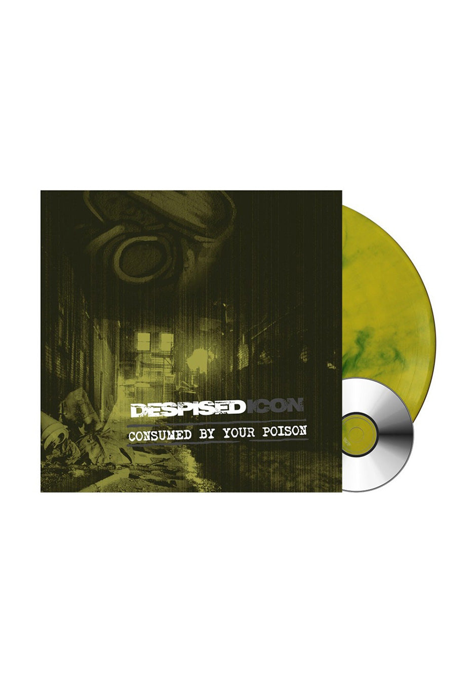 Despised Icon - Consumed By Your Poison White/Black - Marbled Vinyl + CD | Neutral-Image