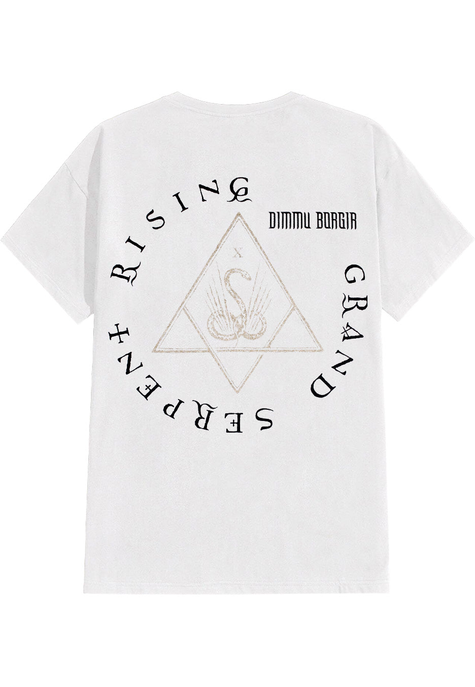 Dimmu Borgir Grand Serpent Rising White T-Shirt