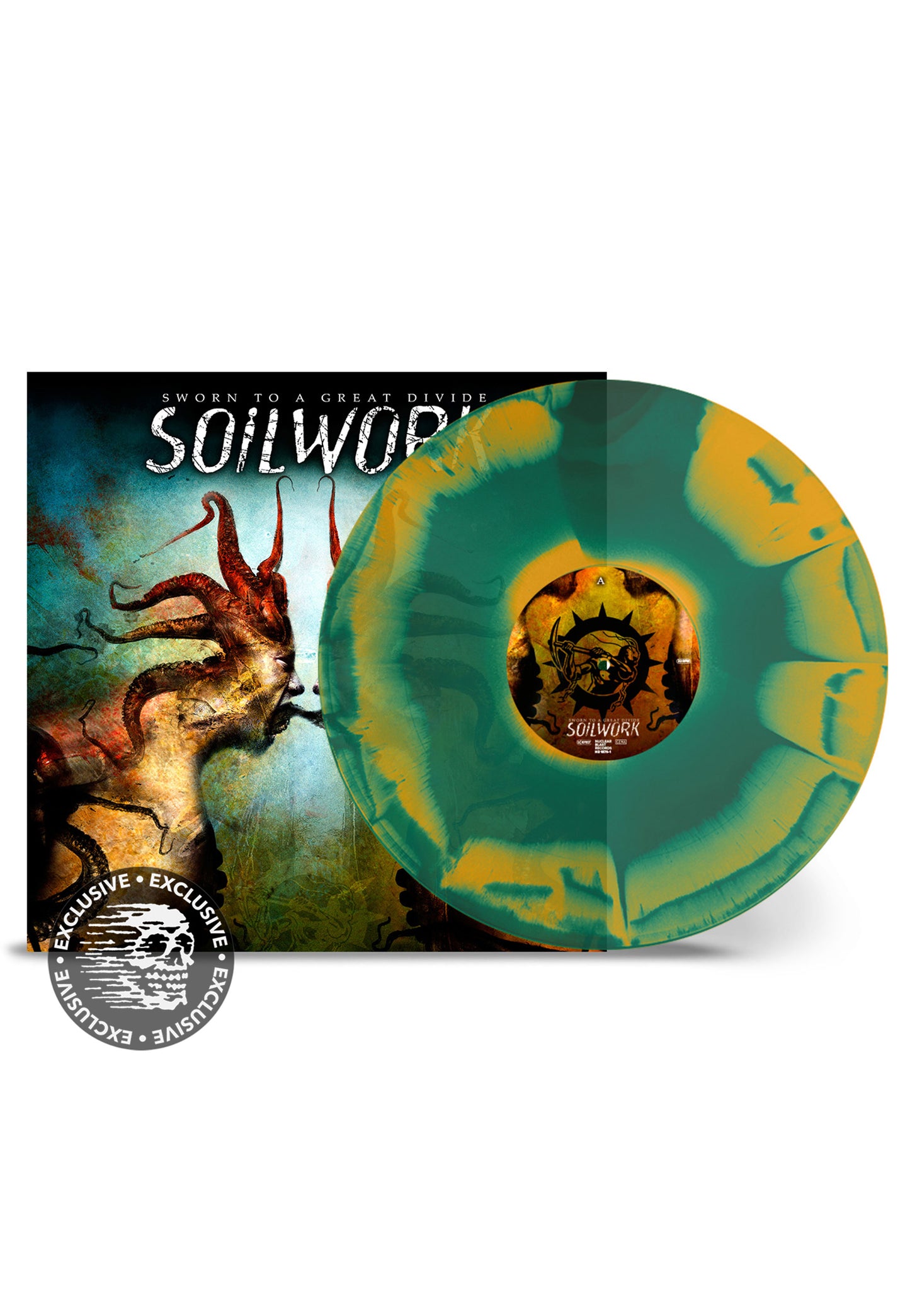Soilwork - Sworn To A Great Divide Ltd. Orange/Green Sunburst - Colored Vinyl | Neutral-Image