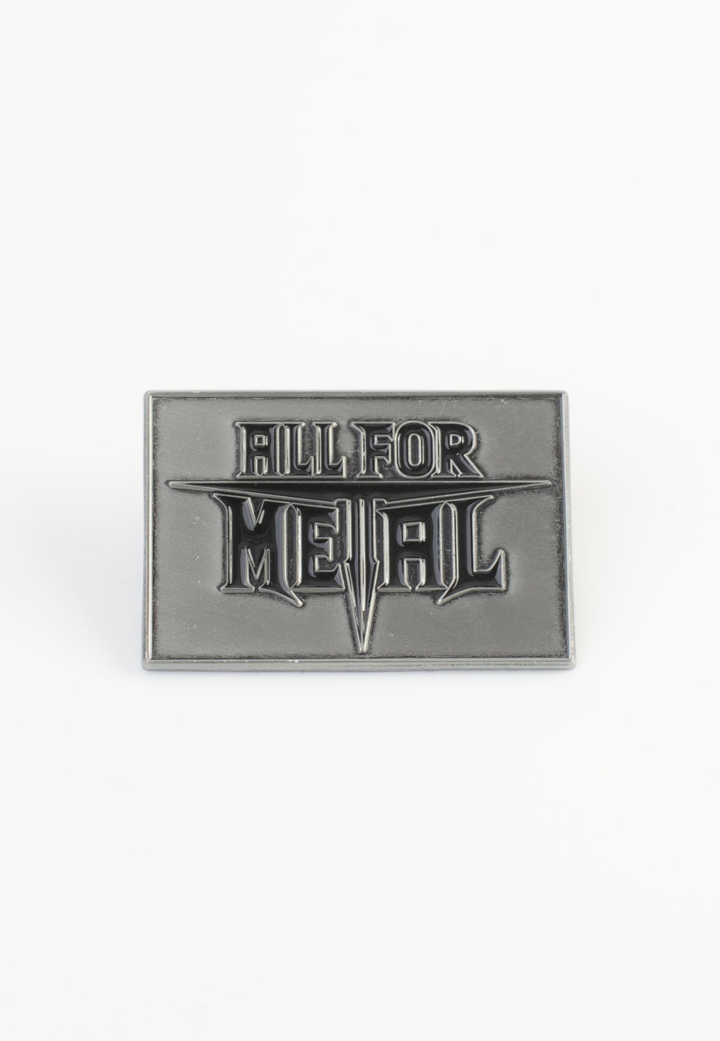 All For Metal Logo Pin
