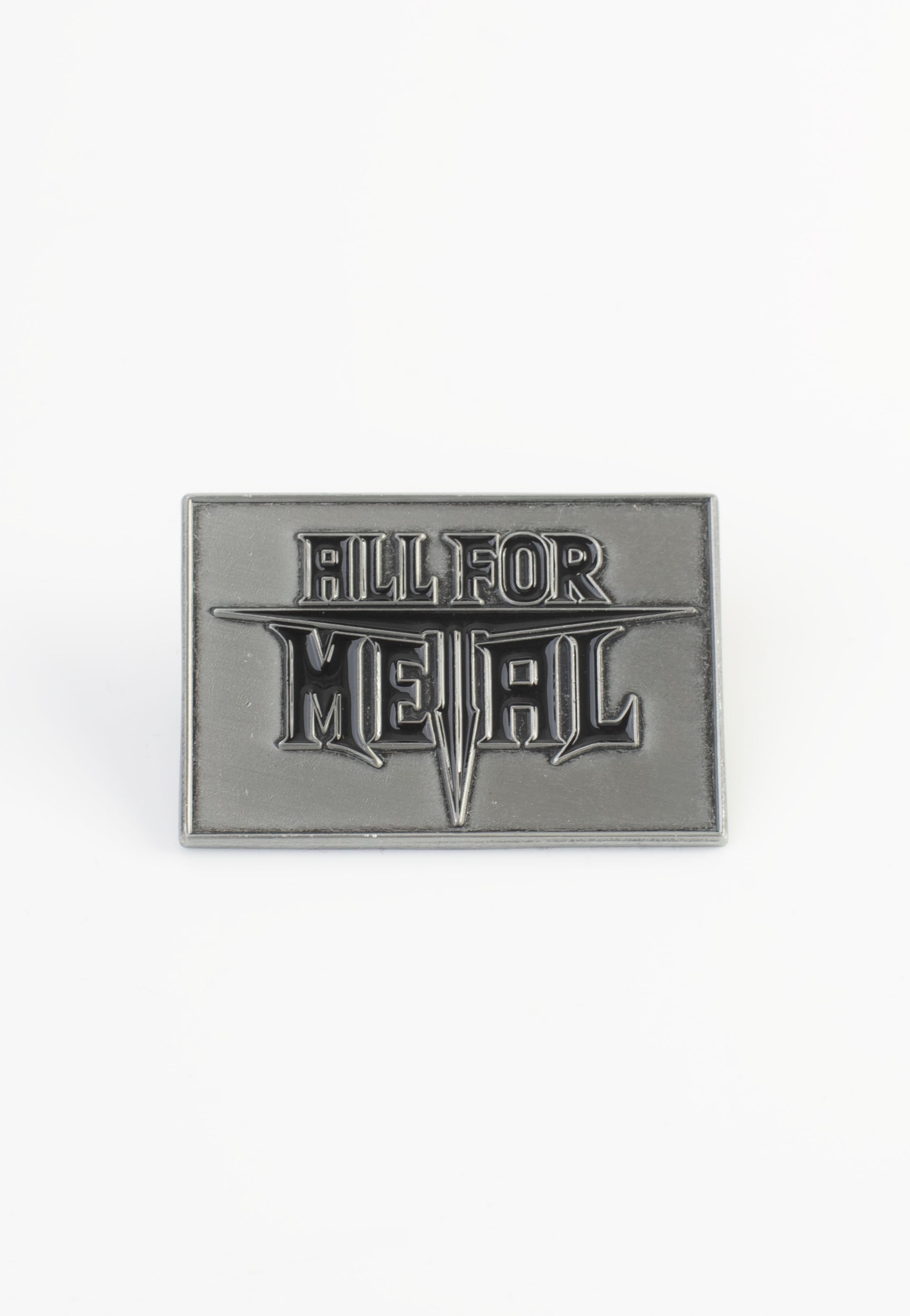 All For Metal Logo Pin