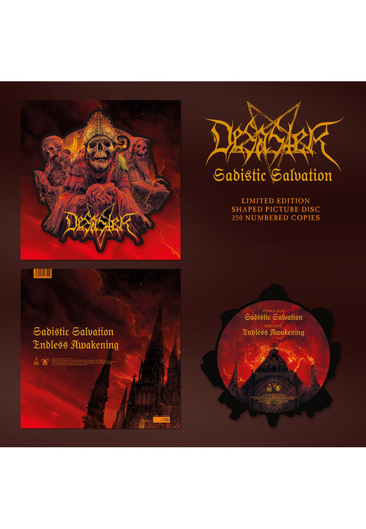 Desaster - Sadistic Salvation Shape - Colored Mini Vinyl | Neutral-Image