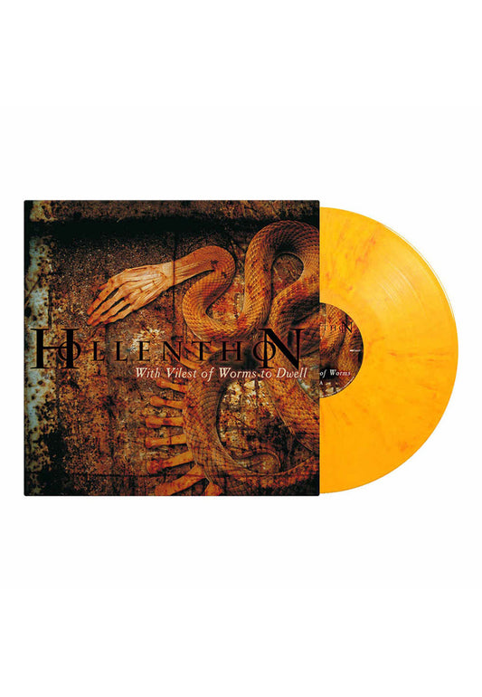 Hollenthon - With Vilest Worms To Dwell Yellow Red - Marbled Vinyl | Neutral-Image