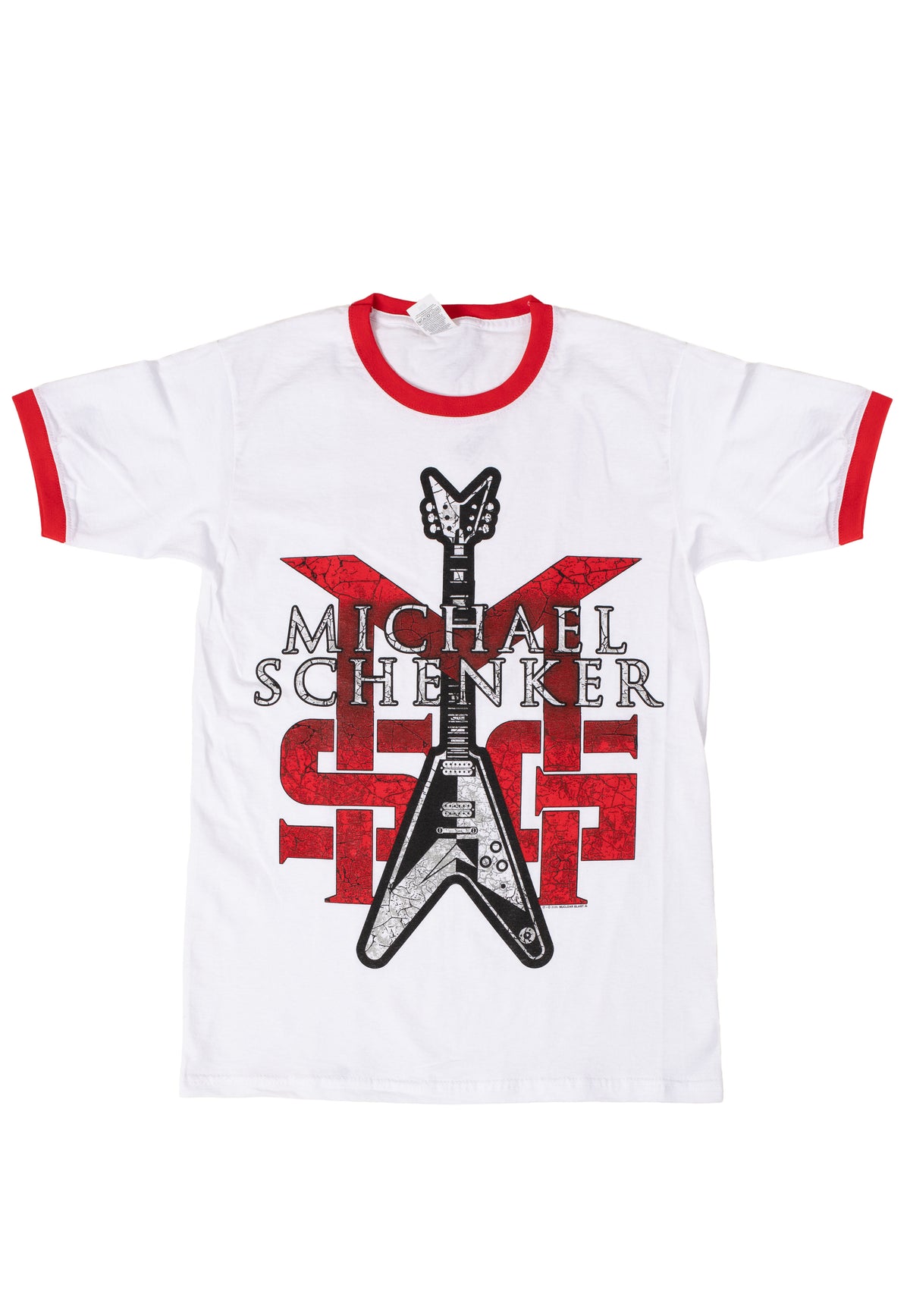 Msg (Michael Schenker Group) Group Logo White T-Shirt