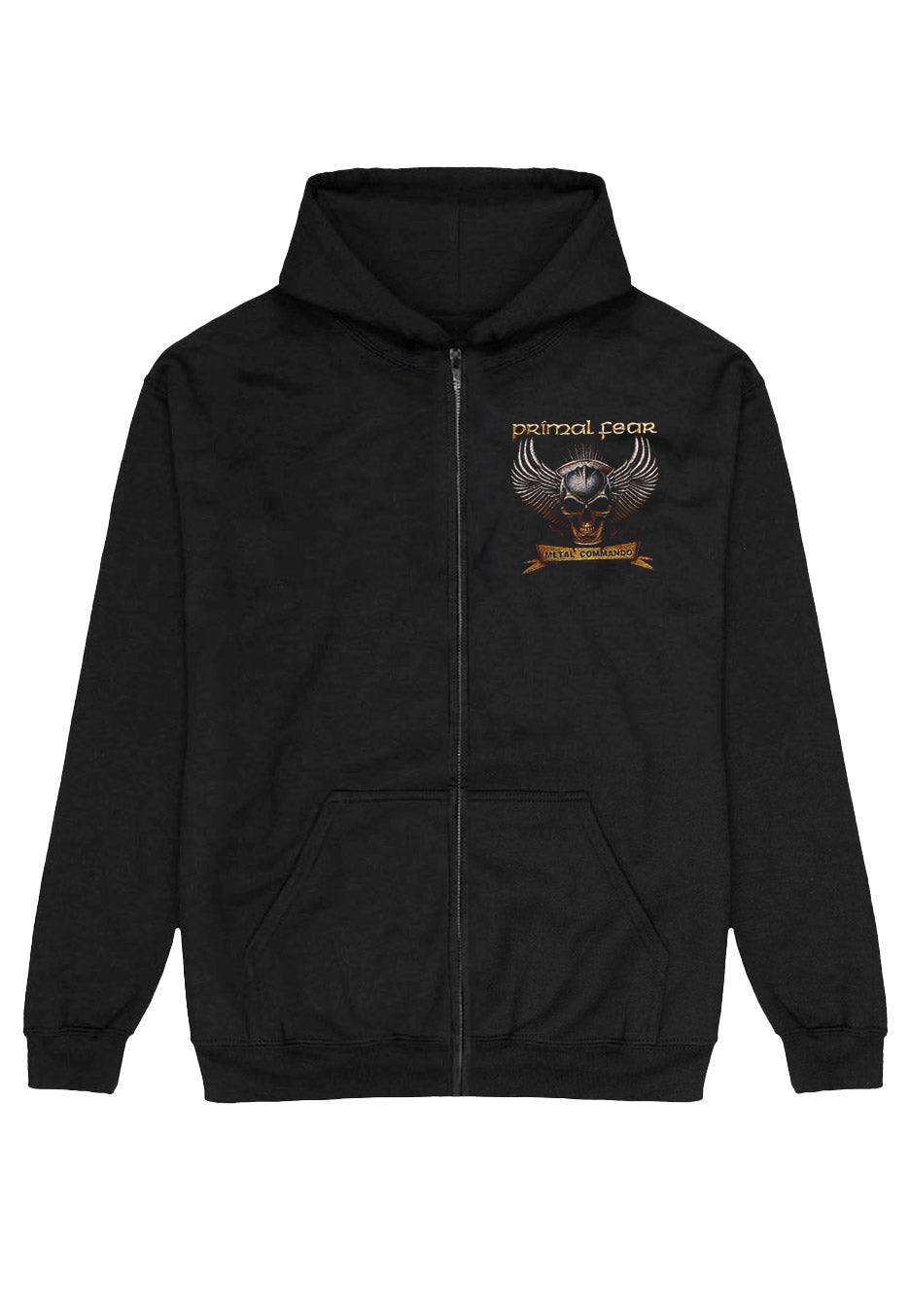 Primal Fear Metal Commando Zipper